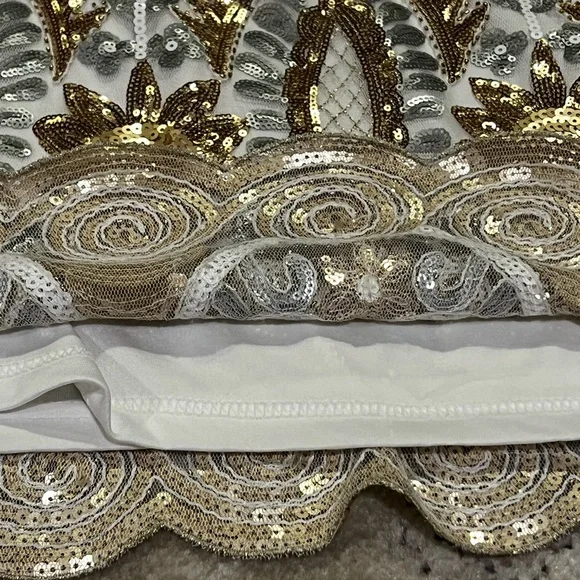 Main Strip Sequin Skirt - Picture 7 of 7